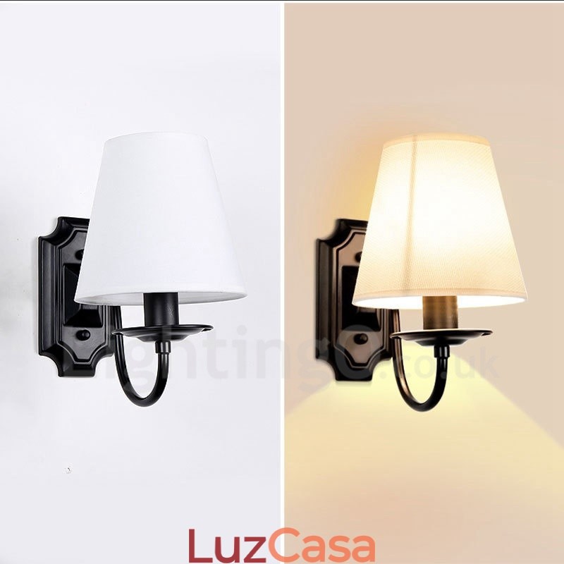 Apliques de parede internos contemporâneos modernos de luz única