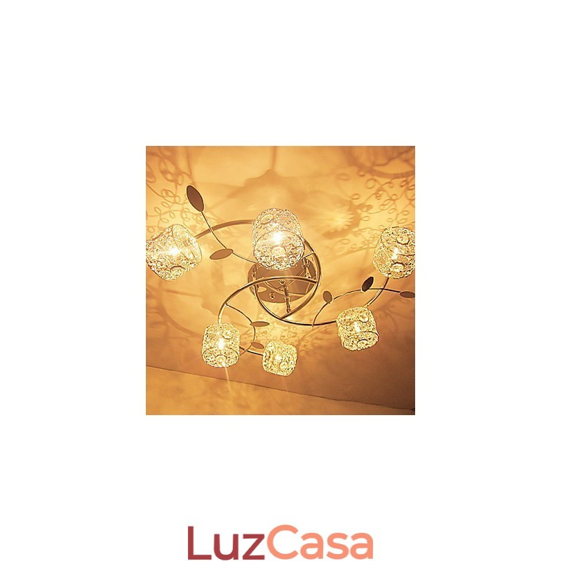 Moderno Contemporâneo Cristal Galvanizado Montagem Embutida