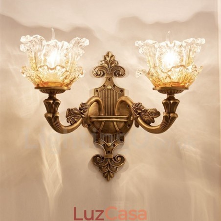 2 Luzes Tradicionais Clássicas Sala de Estar Sala de Jantar Quarto de Dormir Metal Apliques de Parede Internos 2 Luzes Tradicionais Clássicas Sala de Estar Sala de Jantar Quarto de Dormir Metal Apliques de Parede Internos