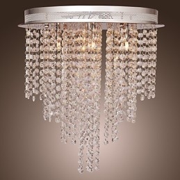 Mini estilo moderno e contemporâneo de cristal galvanizado metal montagem embutida