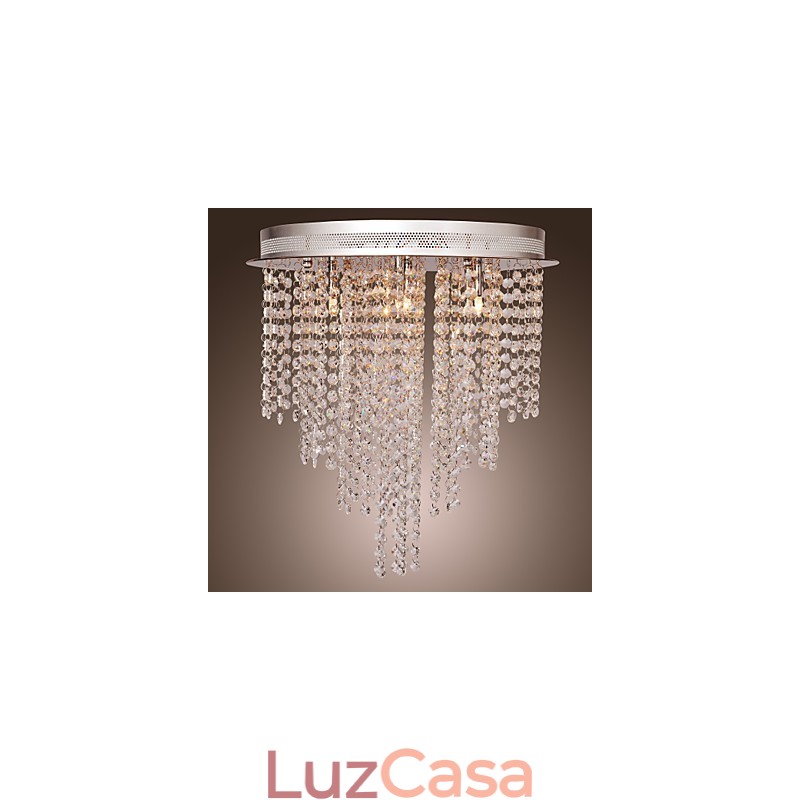 Mini estilo moderno e contemporâneo de cristal galvanizado metal montagem embutida