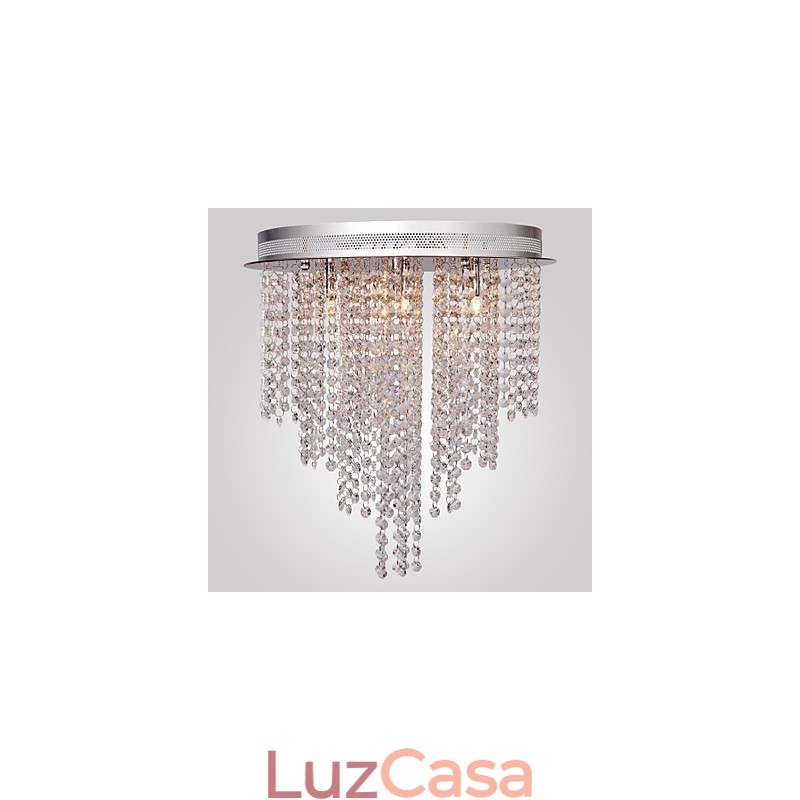 Mini estilo moderno e contemporâneo de cristal galvanizado metal montagem embutida
