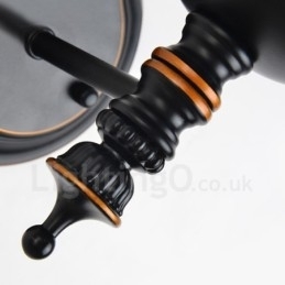 Apliques de parede clássicos tradicionais de luz única para interiores