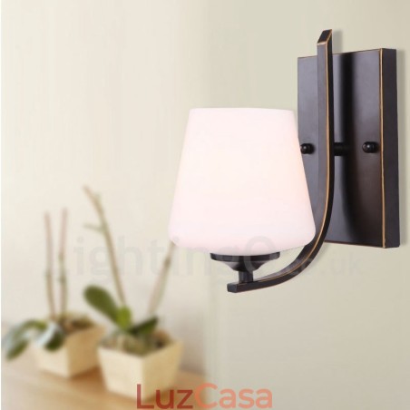 Apliques de parede clássicos tradicionais de luz única para interiores Apliques de parede clássicos tradicionais de luz única para interiores