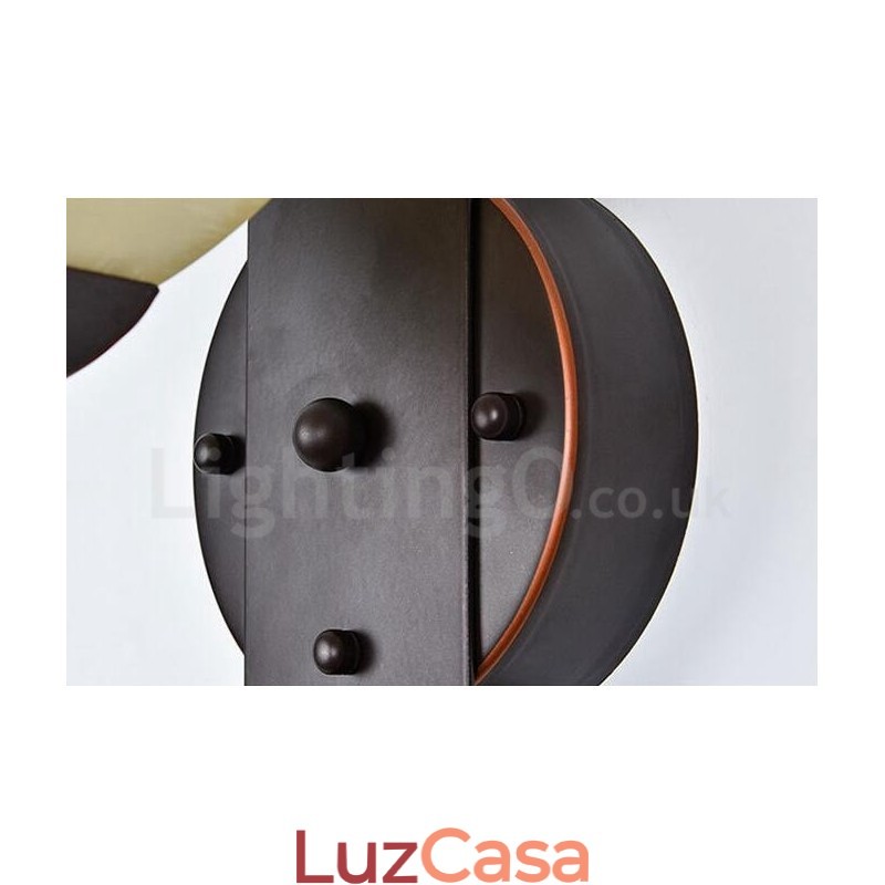 Apliques de parede clássicos tradicionais de luz única para interiores