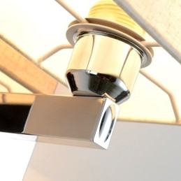 Luminária de parede moderna para leitura em tecido criativo para corredor e varanda
