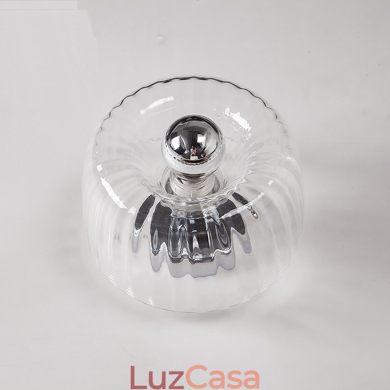 Arandelas de parede de lâmpada sem sombras Luz de teto contemporânea moderna