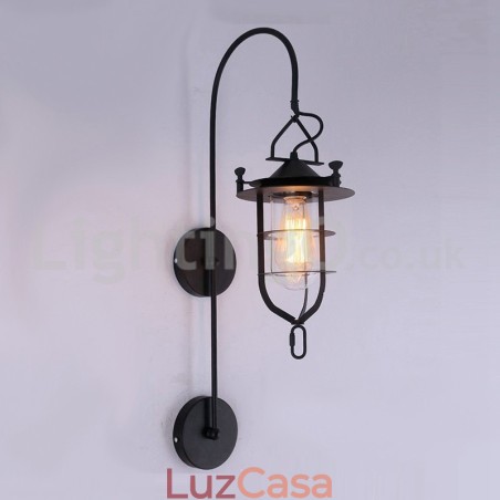 Luminária de parede retrô Dock Black Wharf Luzes de parede Dock Sconce Restaurante Sala de estar Café Bar Loja de roupas Luminária de parede retrô Dock Black Wharf Luzes de parede Dock Sconce Restaurante Sala de estar Café Bar Loja de roupas
