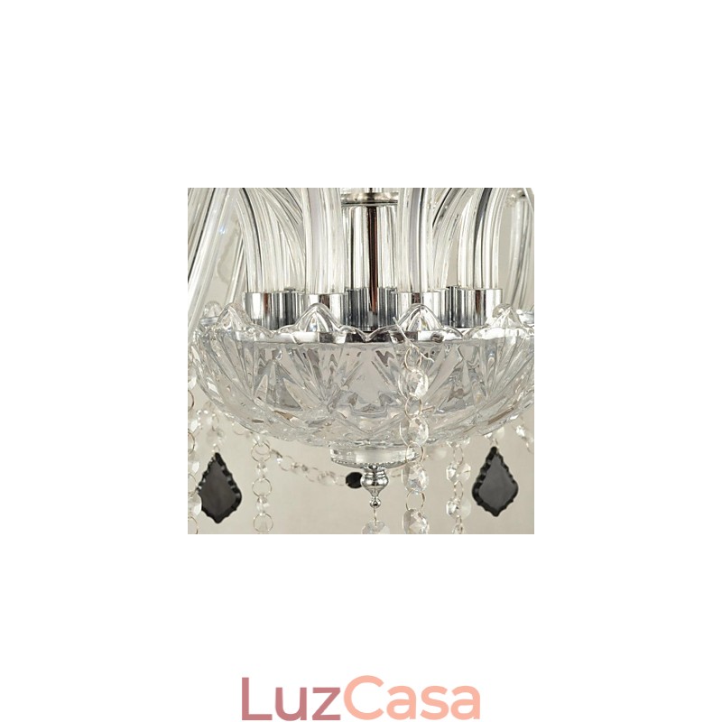 Lustre de cristal moderno e contemporâneo