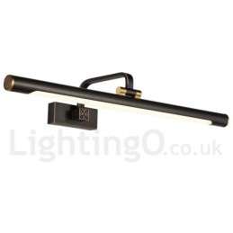 IPMirror Lâmpada Banheiro Luzes Latão Puro Luzes de Parede com Sombra de Acrílico Iluminação de Maquiagem