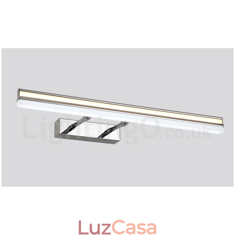 IP44 Espelho Lâmpada Banheiro Luzes Para Cima E Para Baixo Luzes De Parede Com Sombra De Acrílico Iluminação De Maquiagem