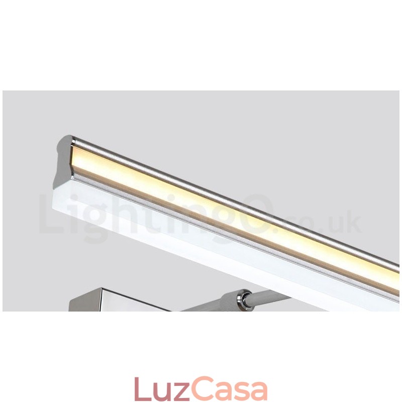 IP44 Espelho Lâmpada Banheiro Luzes Para Cima E Para Baixo Luzes De Parede Com Sombra De Acrílico Iluminação De Maquiagem