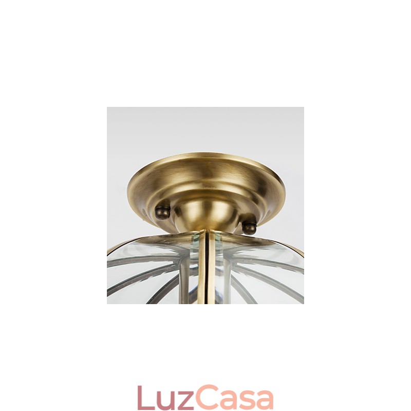 Família de luminárias de teto de cobre com design decorativo contemporâneo moderno