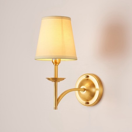 Pure Brass Luxuoso Rústico Retro Vintage 1 Luz Vela de Parede com Sombra de Tecido Especial para Hotel Quarto Showroom Sala de Estar Sala de Jantar Pure Brass Luxuoso Rústico Retro Vintage 1 Luz Vela de Parede com Sombra de Tecido Especial para Hotel Quarto Showroom Sala de Estar Sala de Jantar