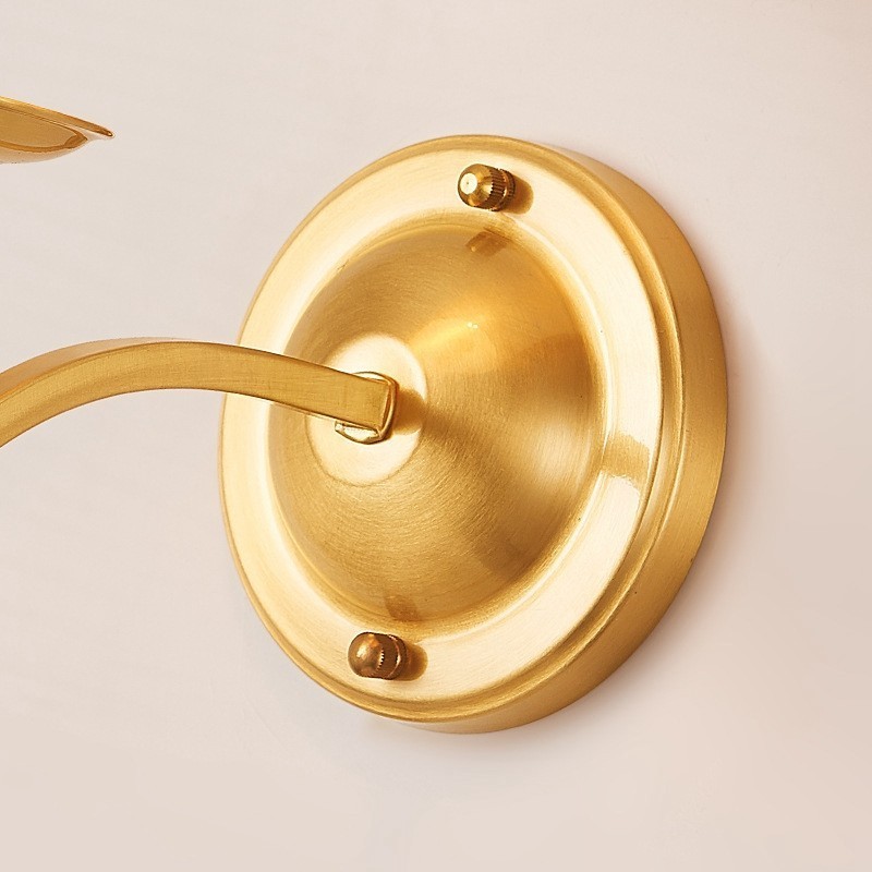 Pure Brass Luxuoso Rústico Retro Vintage 1 Luz Vela de Parede com Sombra de Tecido Especial para Hotel Quarto Showroom Sala de Estar Sala de Jantar