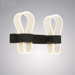 Luminária de parede moderna com cúpulas de acrílico para corredor de quarto