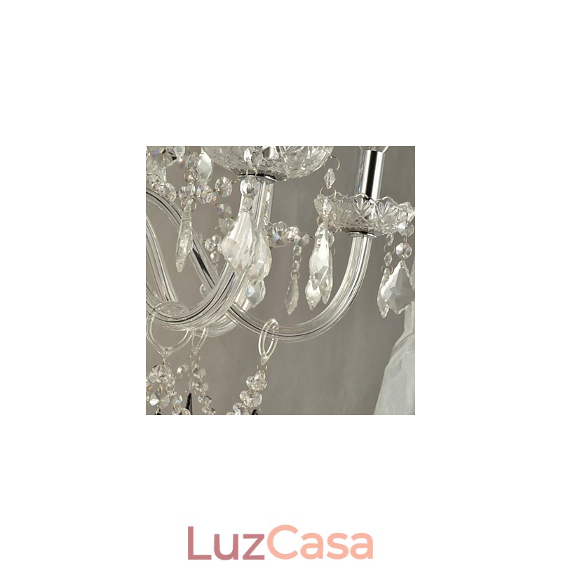 Lustre de cristal moderno e contemporâneo