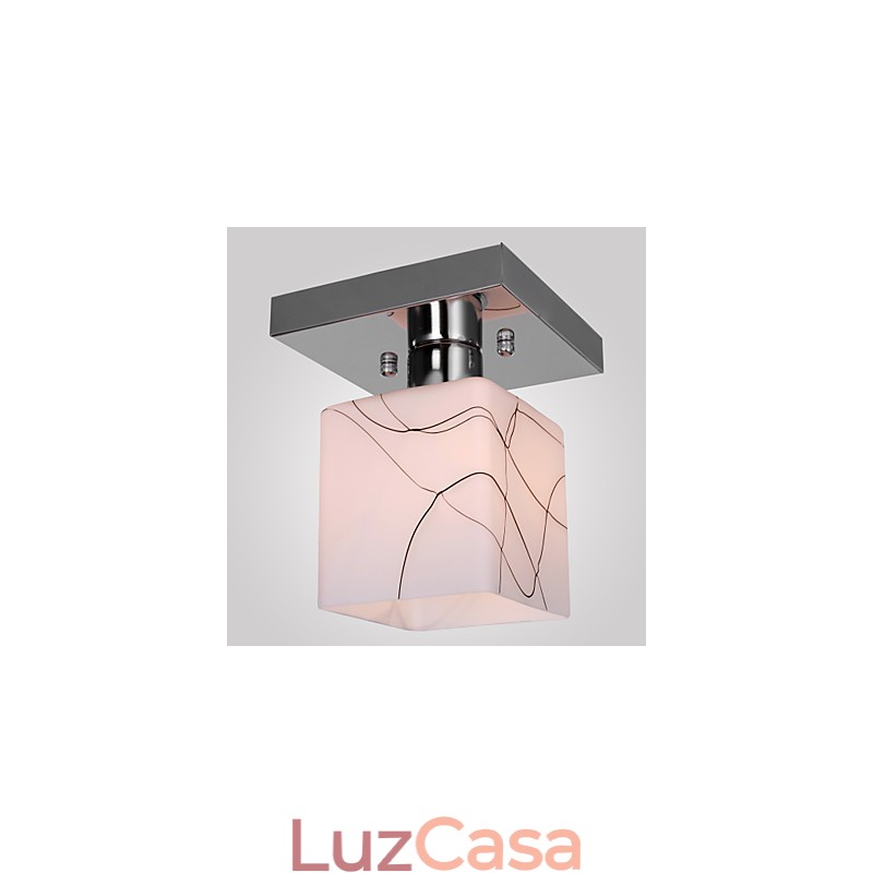 Mini estilo contemporâneo moderno metal galvanizado montagem embutida