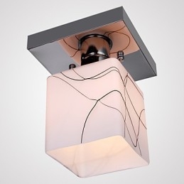 Mini estilo contemporâneo moderno metal galvanizado montagem embutida