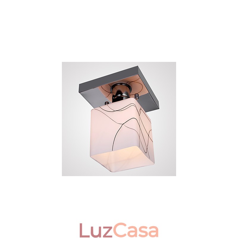 Mini estilo contemporâneo moderno metal galvanizado montagem embutida