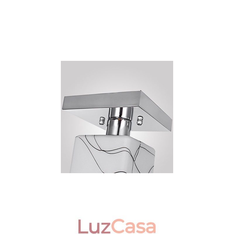 Mini estilo contemporâneo moderno metal galvanizado montagem embutida
