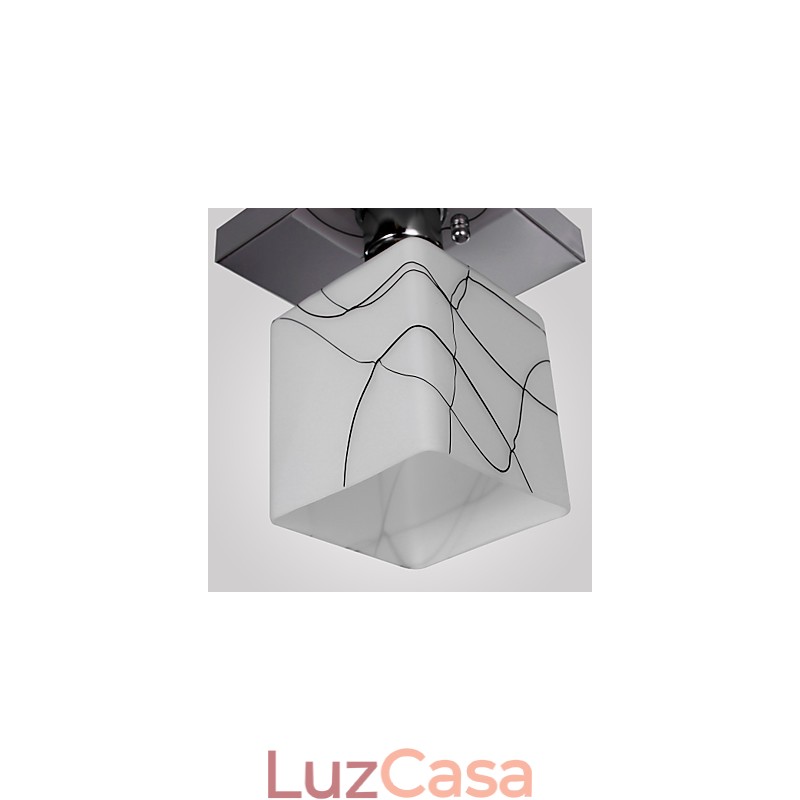 Mini estilo contemporâneo moderno metal galvanizado montagem embutida