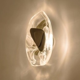 Apliques de parede de cristal nórdico Sala de estar Estudo Quarto Cabeceira Corredor Sala de estar Fundo Luz de parede