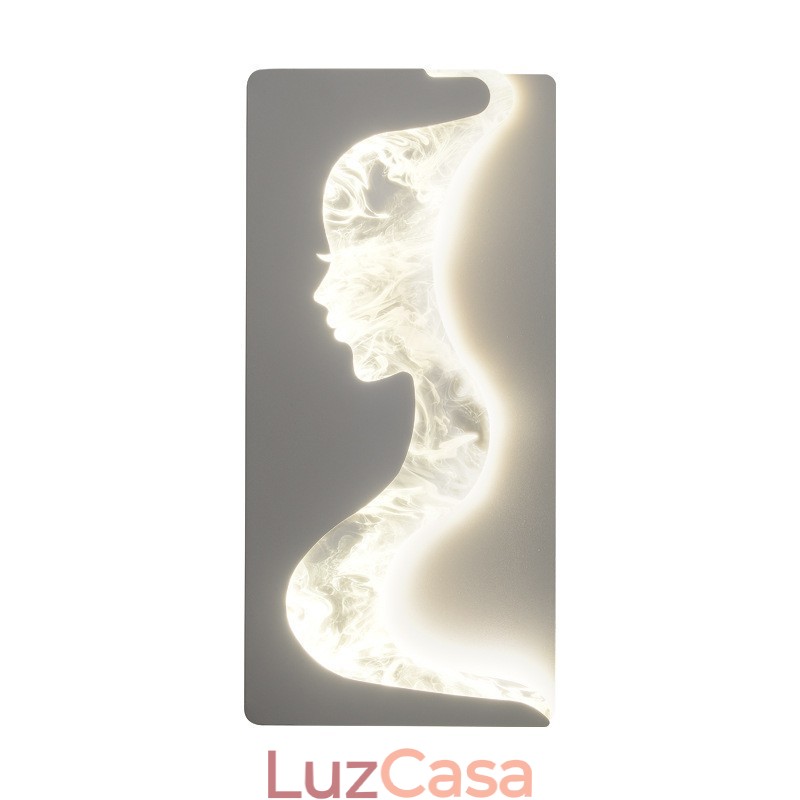 Luminária de parede interna Lovely Girls voltada para a esquerda e direita