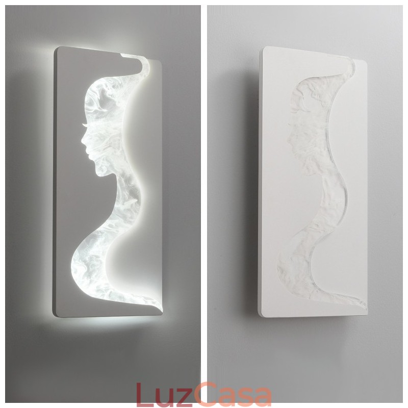 Luminária de parede interna Lovely Girls voltada para a esquerda e direita