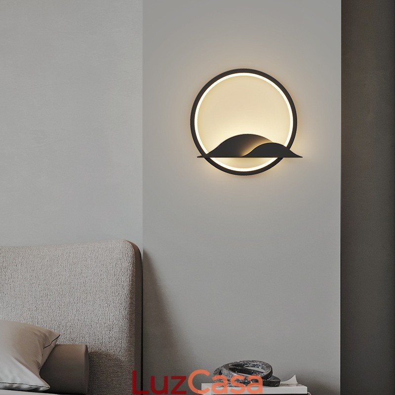 Apliques de parede de cabeceira de corredor de escada interna nórdica