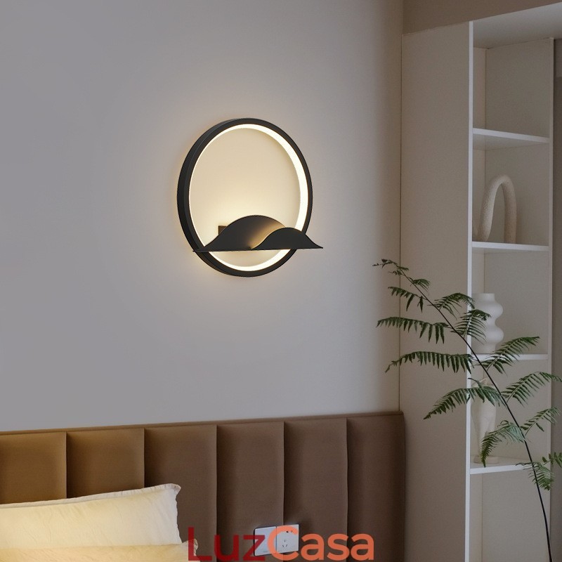 Apliques de parede de cabeceira de corredor de escada interna nórdica