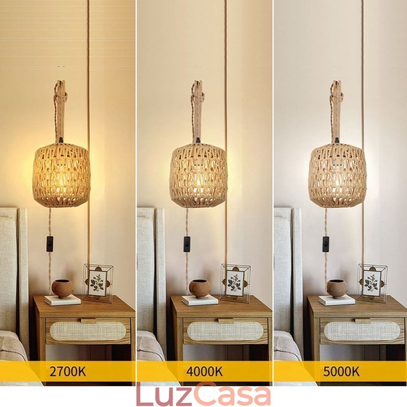 American Retro Wall Sconce 3M Corda de Cânhamo Pendurado Linha Corda de Papel Tecido Abajur