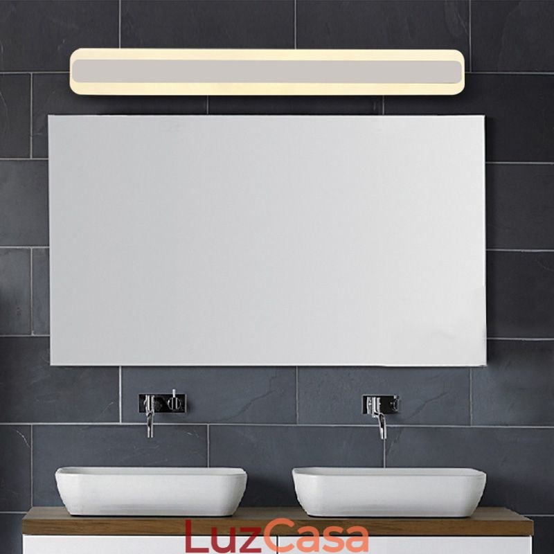 Luminária de parede moderna Espelho Luz frontal Lavabo Maquiagem Iluminação