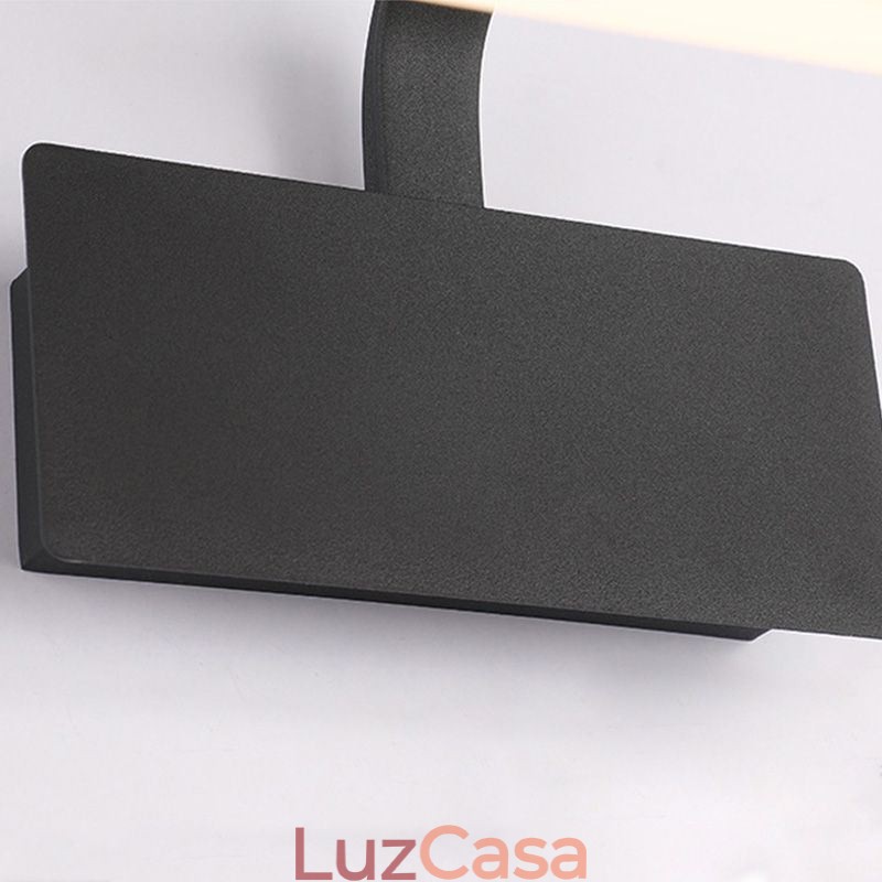 Luminária de parede de acrílico com espelho de chifre de veado, luminária de maquiagem para banheiro