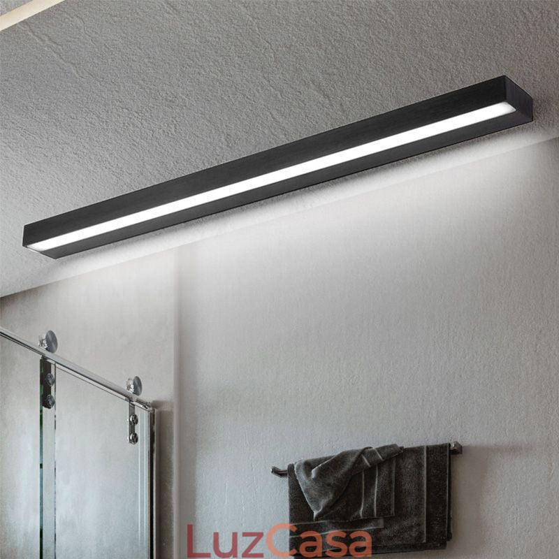 Luminária de parede com luz frontal de espelho moderno, iluminação de maquiagem para banheiro em acrílico