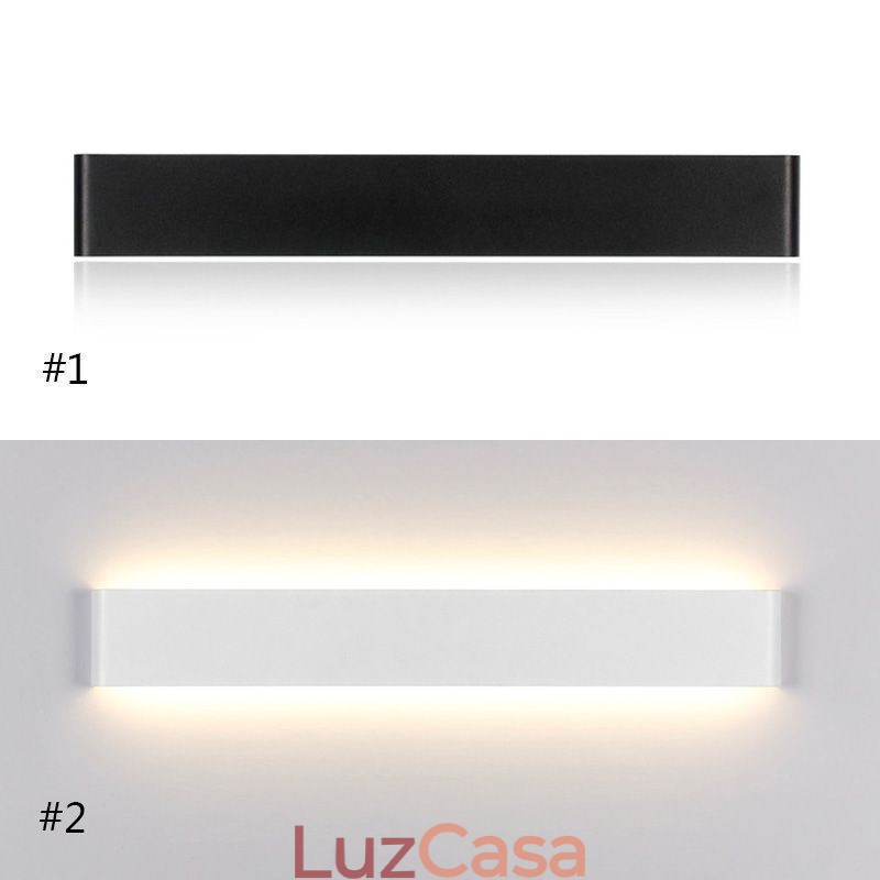Luminária de corredor de acrílico com espelho de arandela moderna