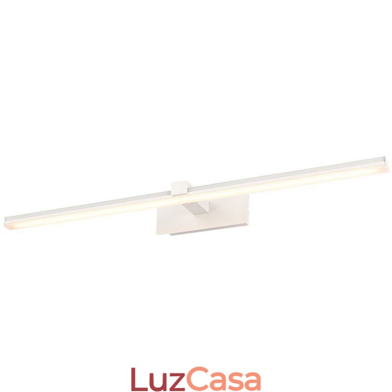 Luminária de parede contemporânea Espelho Luz frontal Iluminação acrílica Lavabo