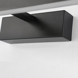 Luminária de parede ajustável com ângulo de luz frontal de espelho estilo nórdico para banheiro