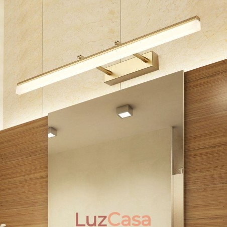 Espelho Frontal Luz Acrílico Esticável Sconce Lâmpada Corredor Banheiro Espelho Frontal Luz Acrílico Esticável Sconce Lâmpada Corredor Banheiro