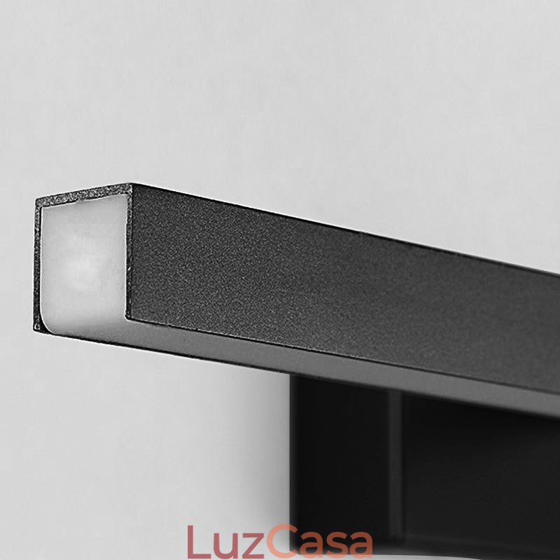 Espelho de estilo nórdico Ângulo de luz frontal ajustável Arandela de parede Banheiro
