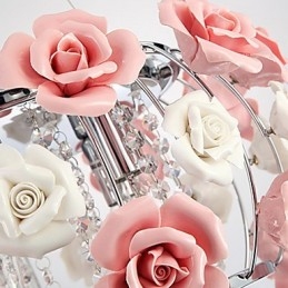 Montagem embutida em metal galvanizado de cristal country