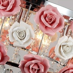 Montagem embutida em metal galvanizado de cristal country