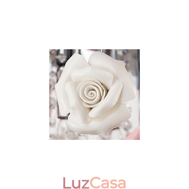 Montagem embutida em metal galvanizado de cristal country