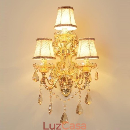 Luminária de parede luxuosa Luminária de parede elegante Luminária de decoração Iluminação de cabeceira Luminária de parede luxuosa Luminária de parede elegante Luminária de decoração Iluminação de cabeceira