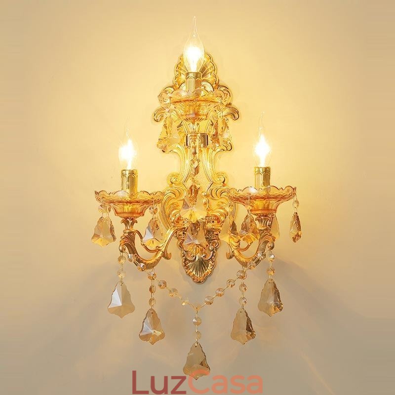 Luminária de parede luxuosa Luminária de parede elegante Luminária de decoração Iluminação de cabeceira
