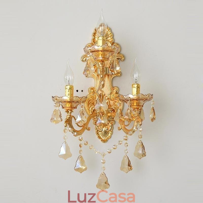 Luminária de parede luxuosa Luminária de parede elegante Luminária de decoração Iluminação de cabeceira