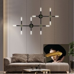 Luminária de parede Splicing Warm White Creative Wall Sconce DIY Combinação Lâmpada