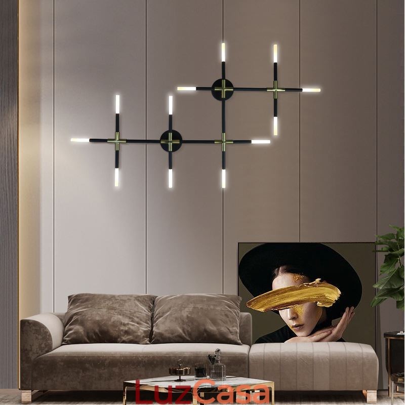 Luminária de parede Splicing Warm White Creative Wall Sconce DIY Combinação Lâmpada