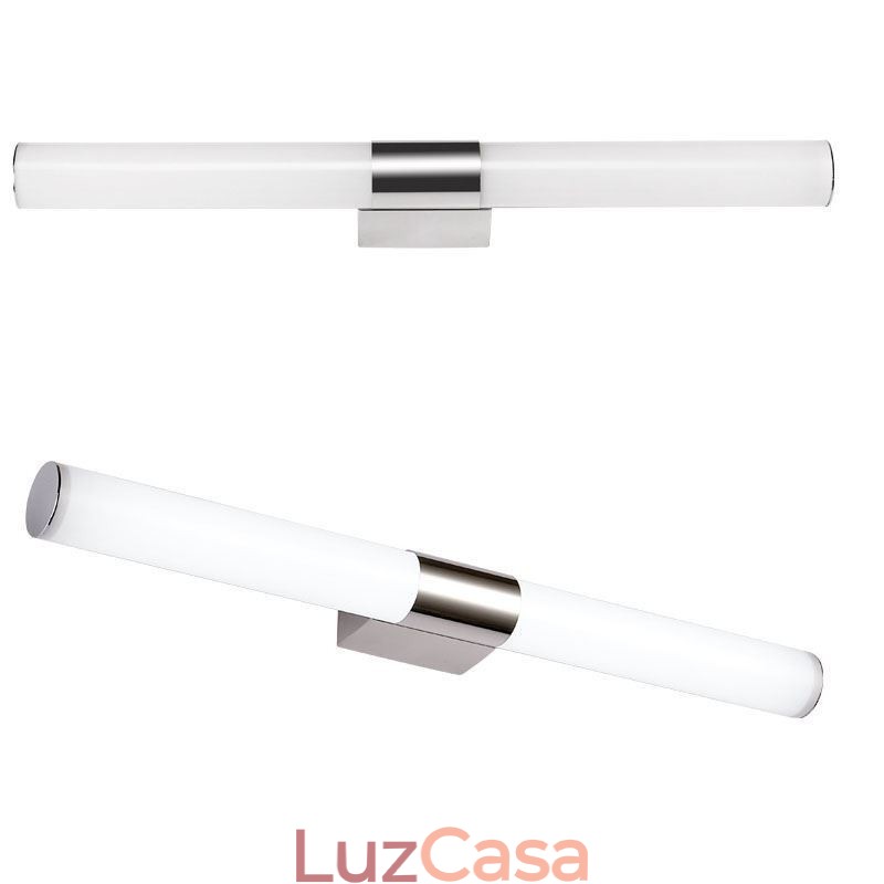 Espelho de luz de aço inoxidável moderno lâmpada de parede luzes de banheiro arandela