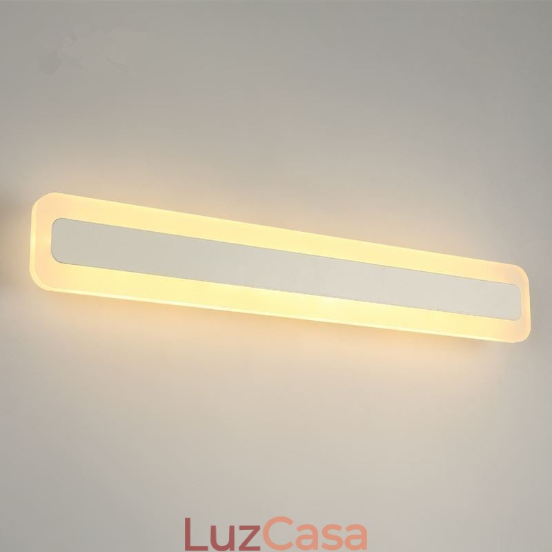 Nova luz de espelho de parede moderna lâmpada de parede acrílica cosmética banheiro